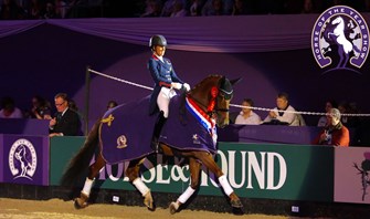 The stage is set at HOYS for Dressage Future Elite