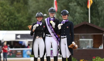 Individual bronze for Pidgley and McConkey fourth at FEI Junior & Young Rider European Championships